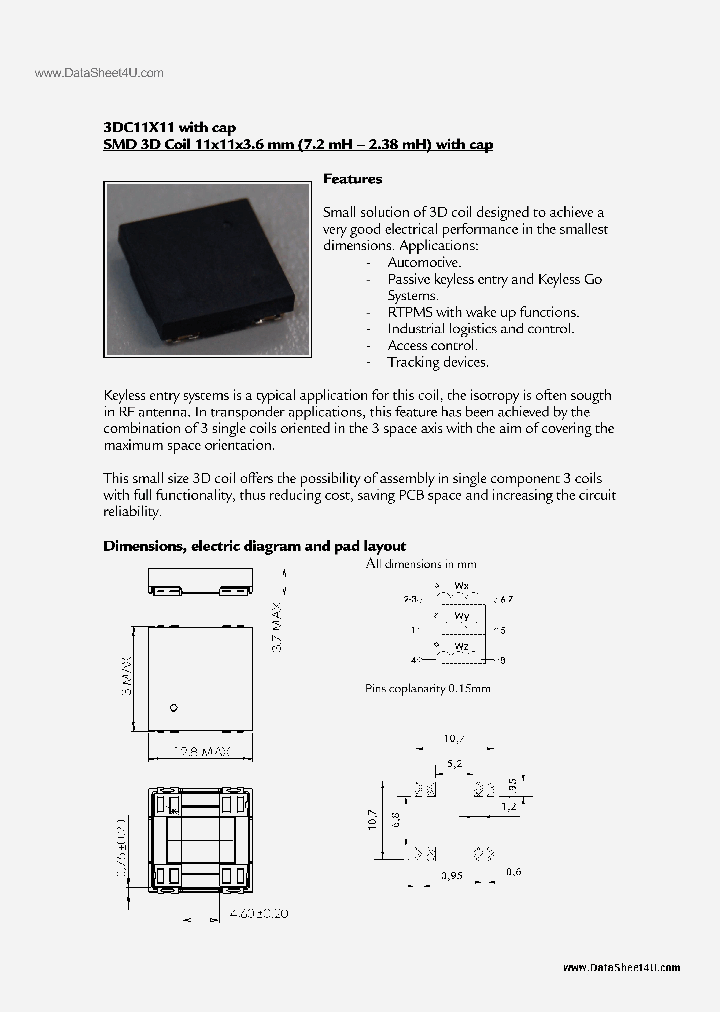 3DC11CAP_135101.PDF Datasheet