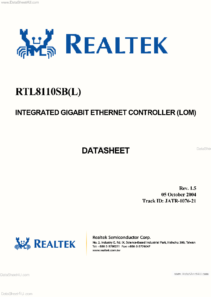 RTL8110SB_135567.PDF Datasheet