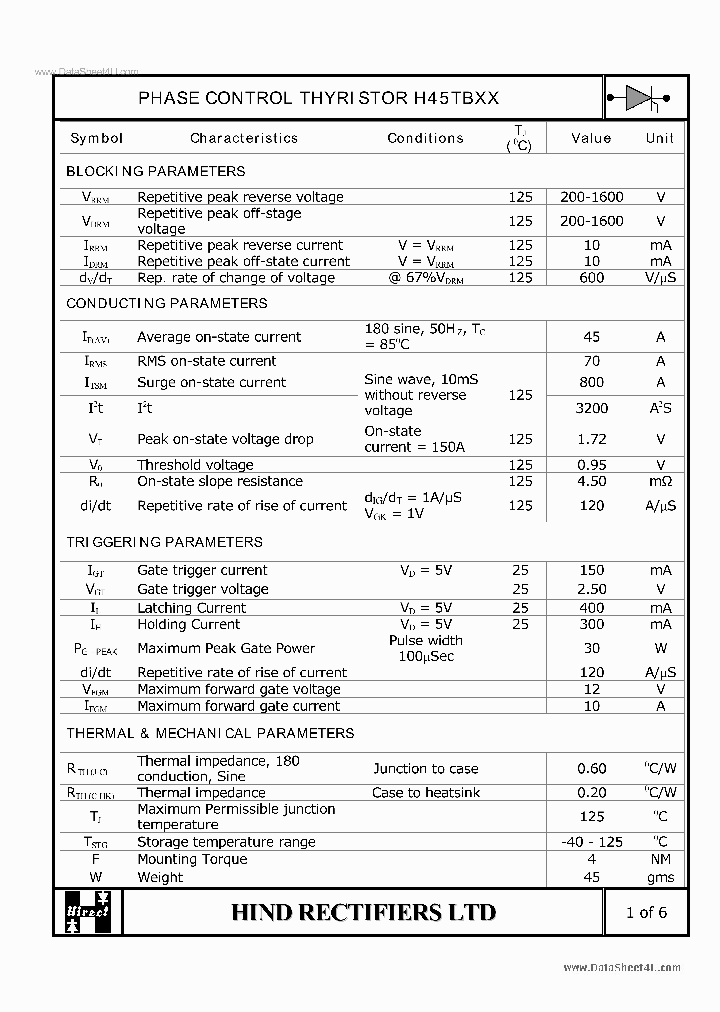 H45TBXX_136395.PDF Datasheet