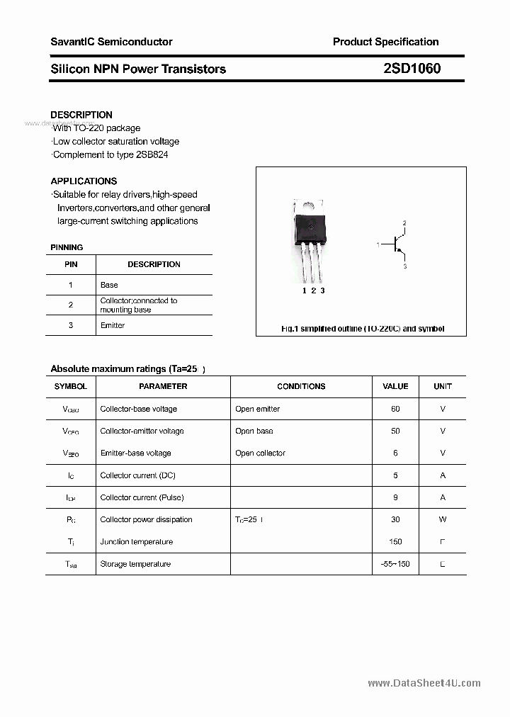 2SD1060_137230.PDF Datasheet