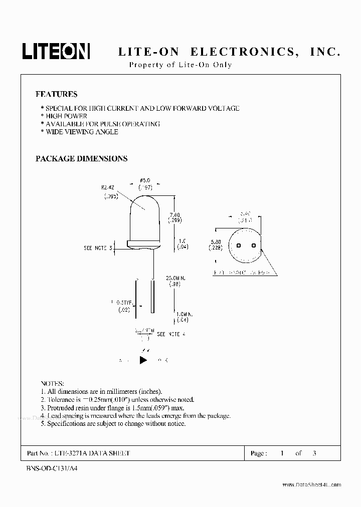 LTE-3271A_137800.PDF Datasheet