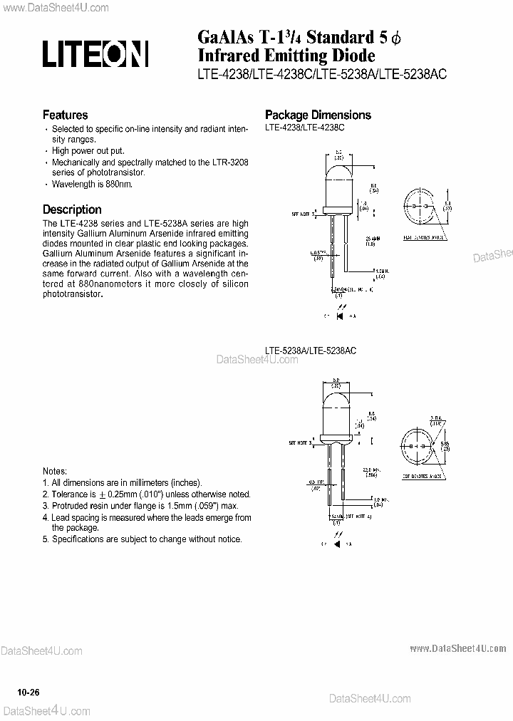 LTE-4238_137810.PDF Datasheet