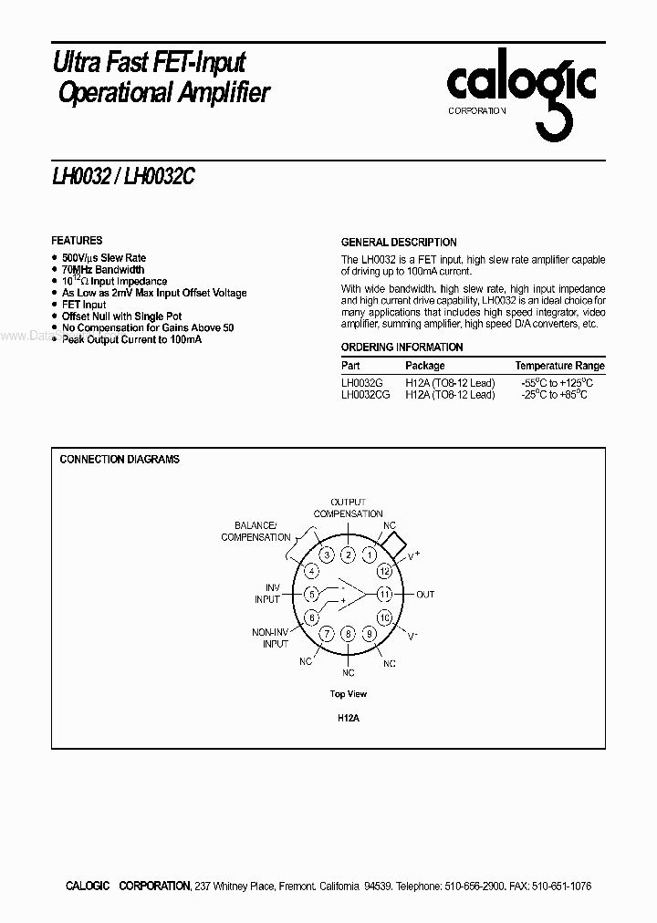 LH0032_138545.PDF Datasheet