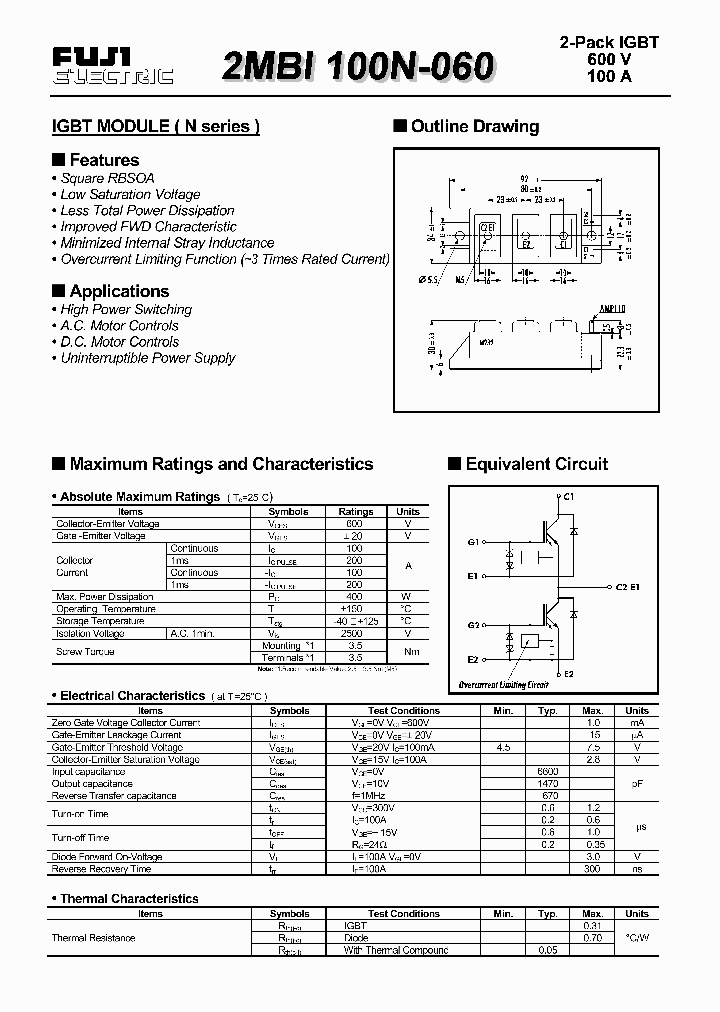 2MBI100N-060_138805.PDF Datasheet