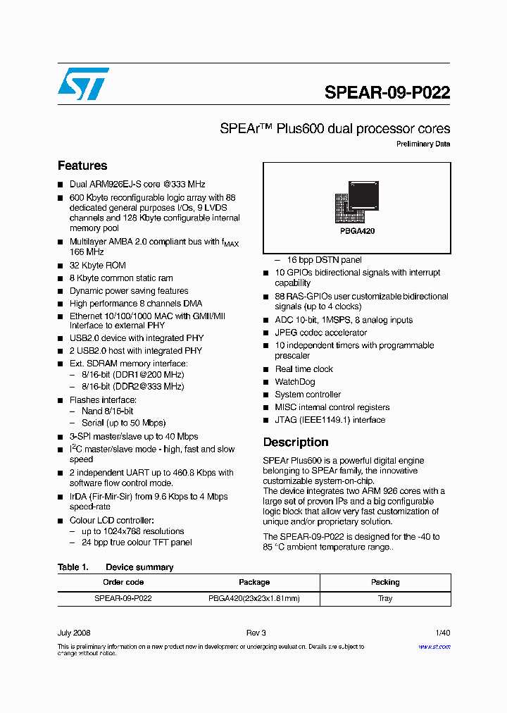 SPEAR-09-P022_147642.PDF Datasheet