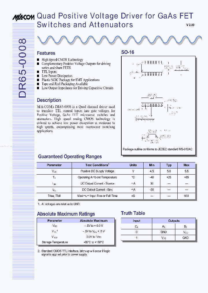 DR65-0008_140418.PDF Datasheet