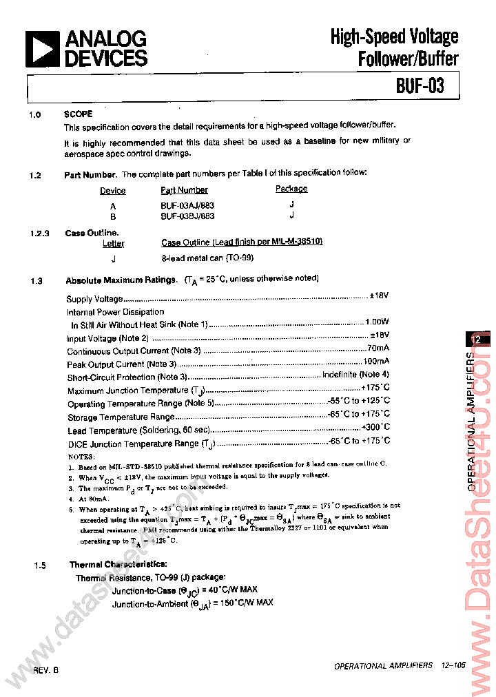 BUF-03_141615.PDF Datasheet