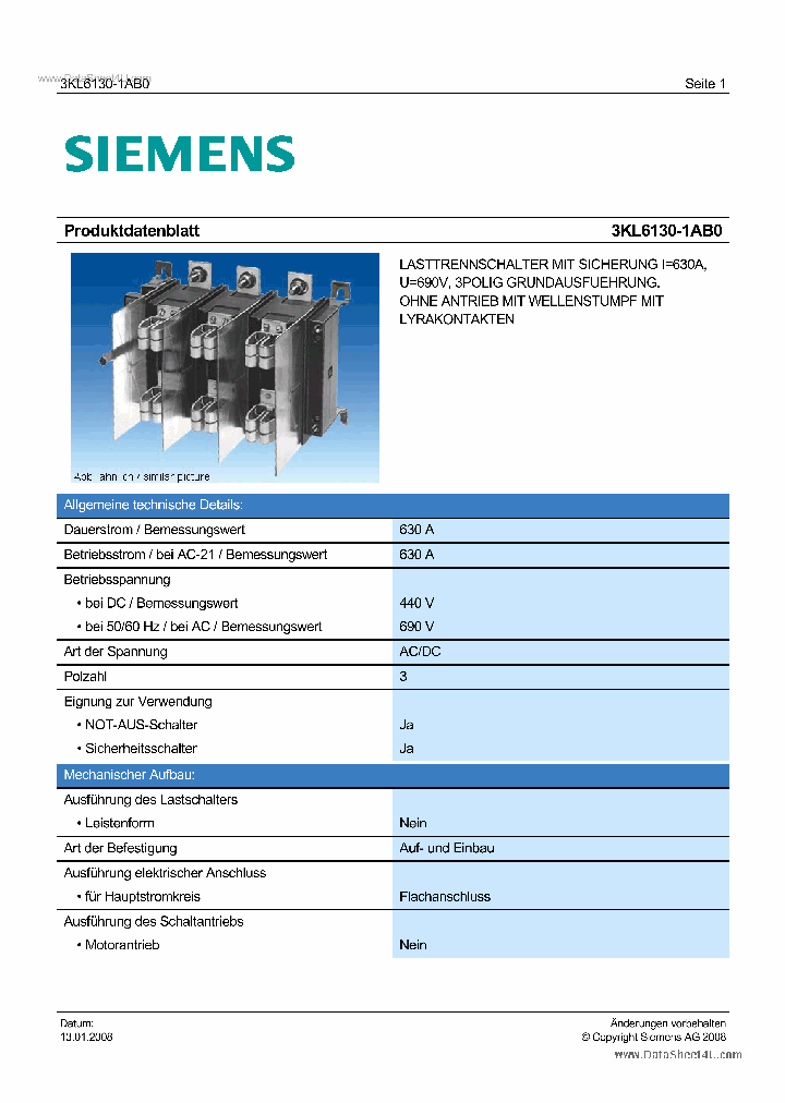 3KL6130-1AB0_144769.PDF Datasheet