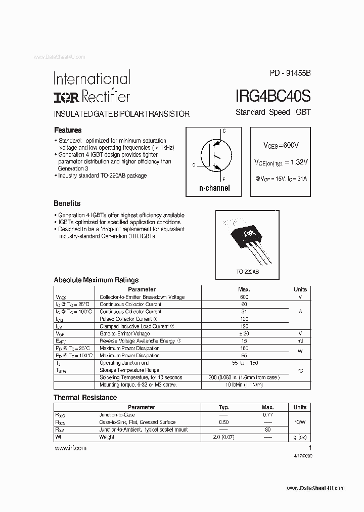 G4BC40S_145114.PDF Datasheet