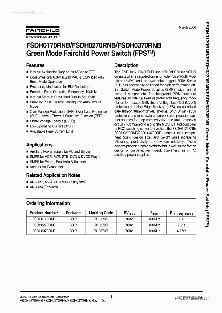 FSDH0170RNB_145666.PDF Datasheet