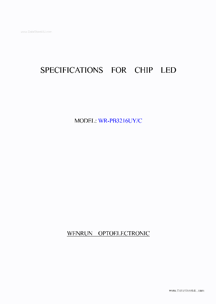WR-PB3216UYC_145947.PDF Datasheet