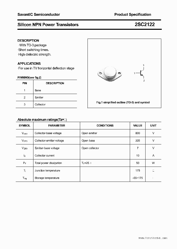 2SC2122_147463.PDF Datasheet