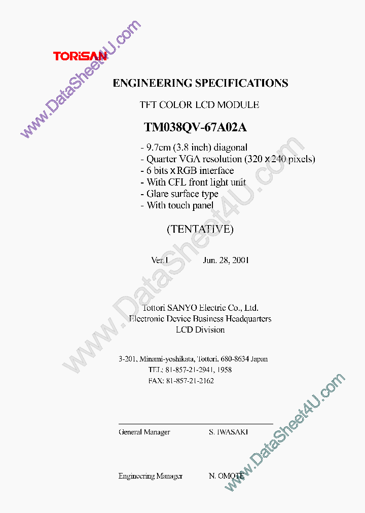 TM038QV67A02A_147883.PDF Datasheet