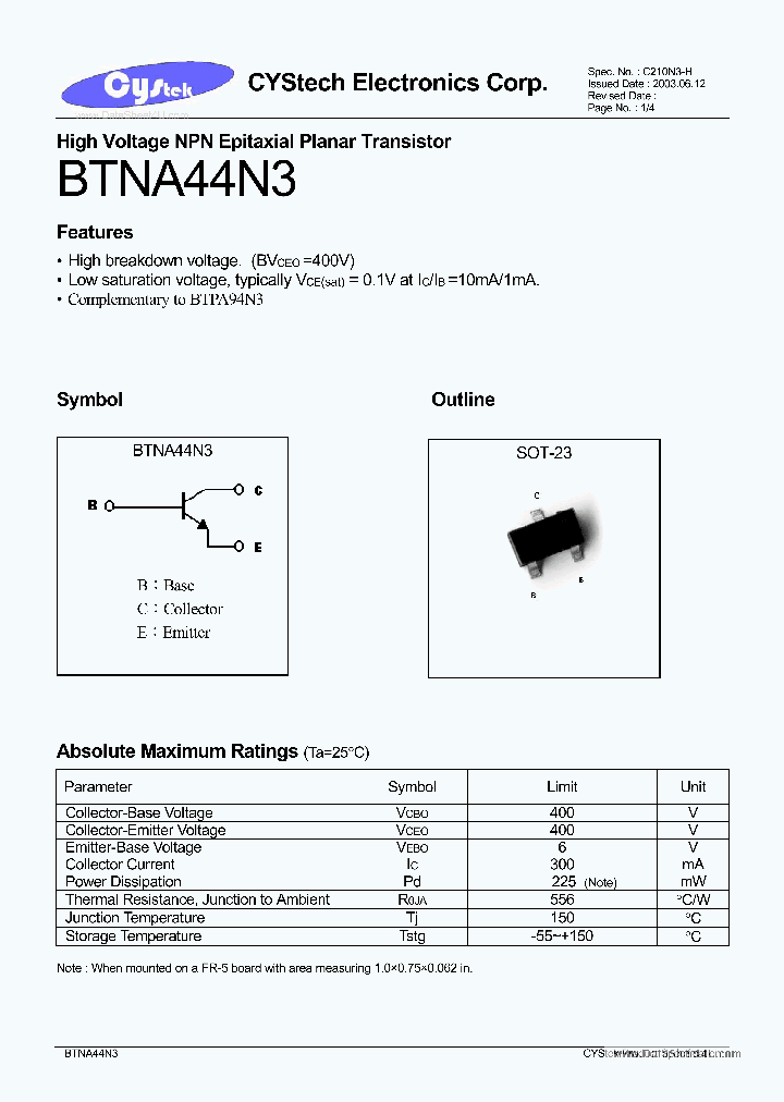 BTNA44N3_148817.PDF Datasheet
