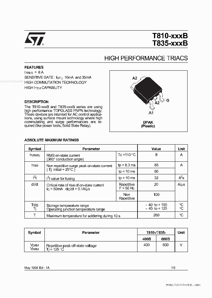 T810-400B_149306.PDF Datasheet