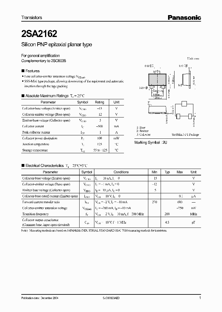 2SA2162_155957.PDF Datasheet