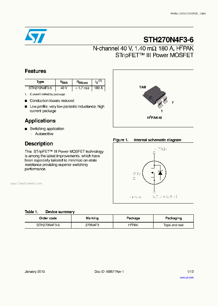 STH270N4F3-6_153413.PDF Datasheet