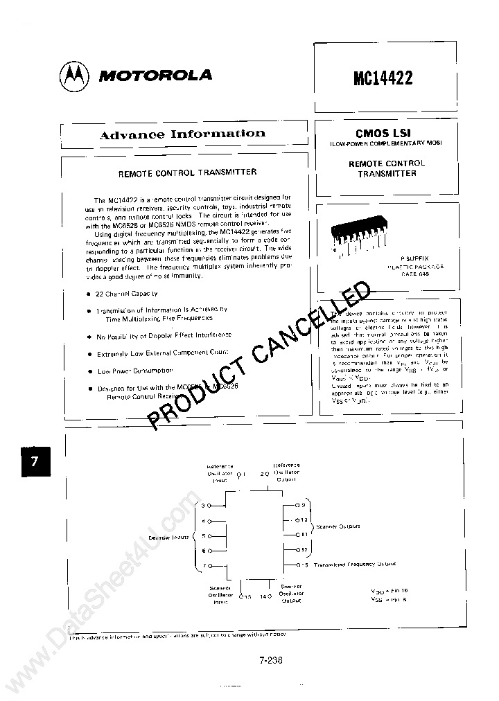 MC14422_155748.PDF Datasheet