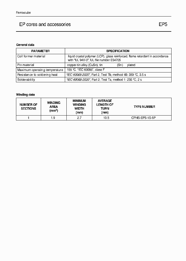 CPHS-EP5-1S-6P_184577.PDF Datasheet