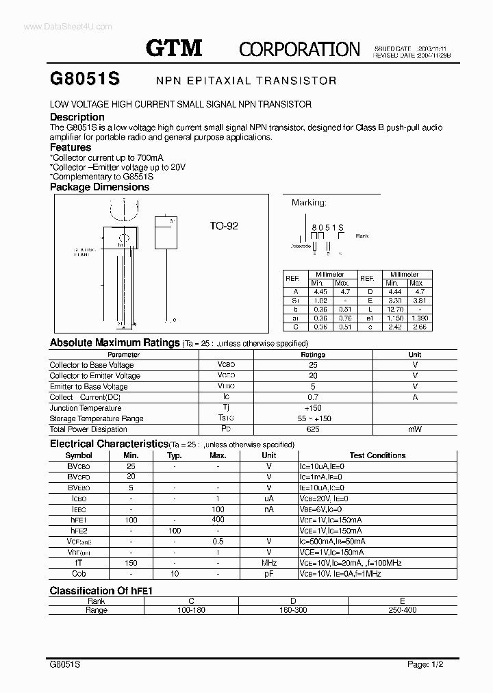 G8051S_157062.PDF Datasheet