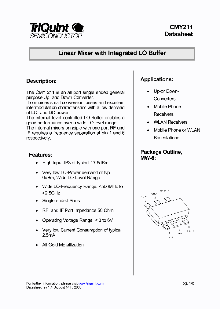 CMY211_171762.PDF Datasheet