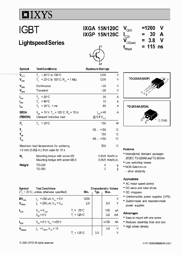 IXGA15N120C_159350.PDF Datasheet