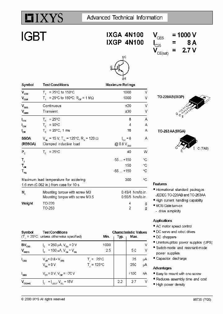 IXGA4N100_159370.PDF Datasheet