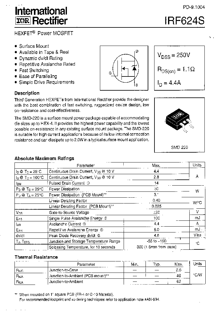 IRF624S_159632.PDF Datasheet
