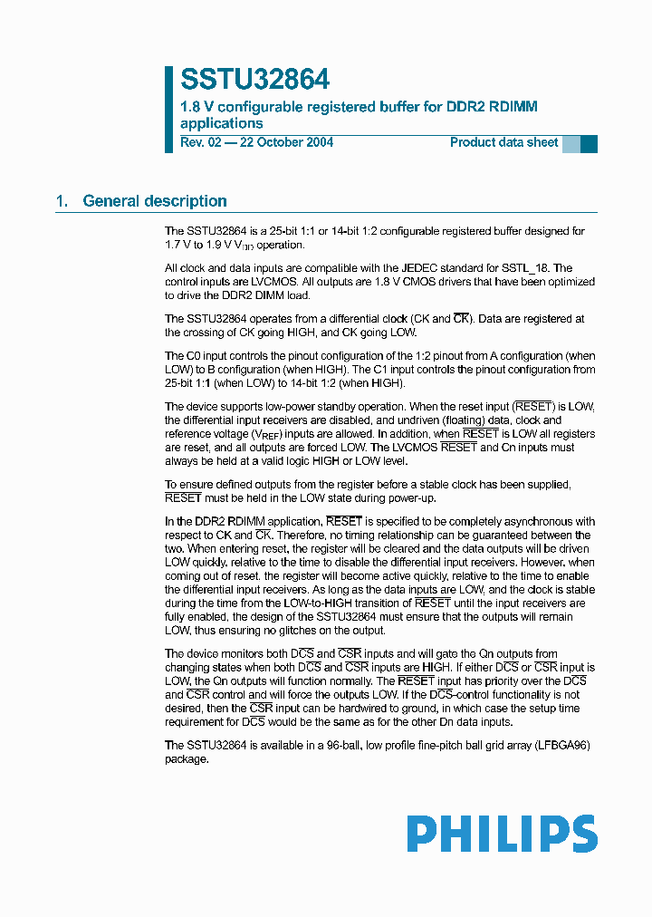 SSTU32864EC_183747.PDF Datasheet