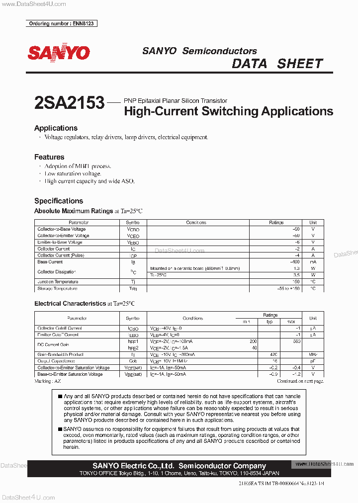 2SA2153_163534.PDF Datasheet