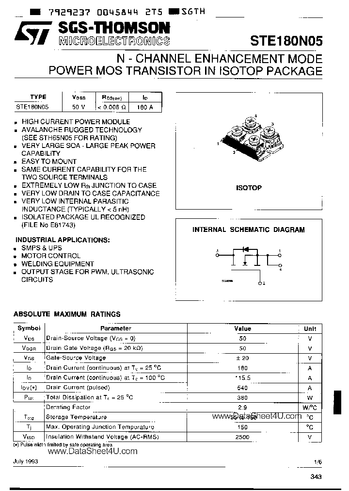 STE180N05_165608.PDF Datasheet