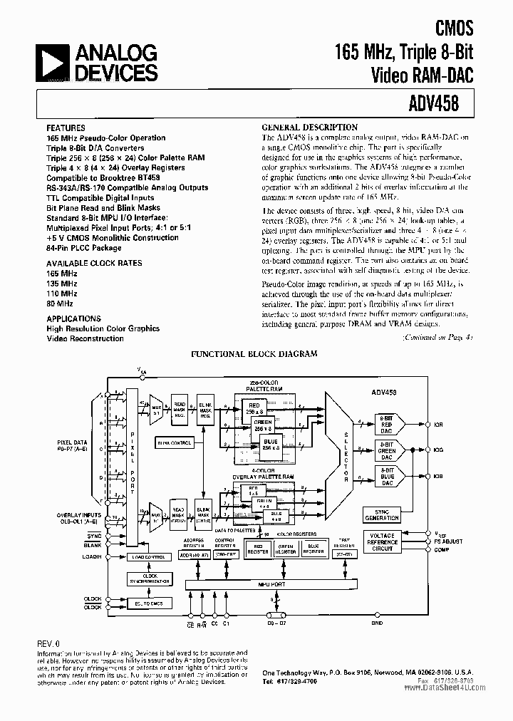 ADV458_166293.PDF Datasheet