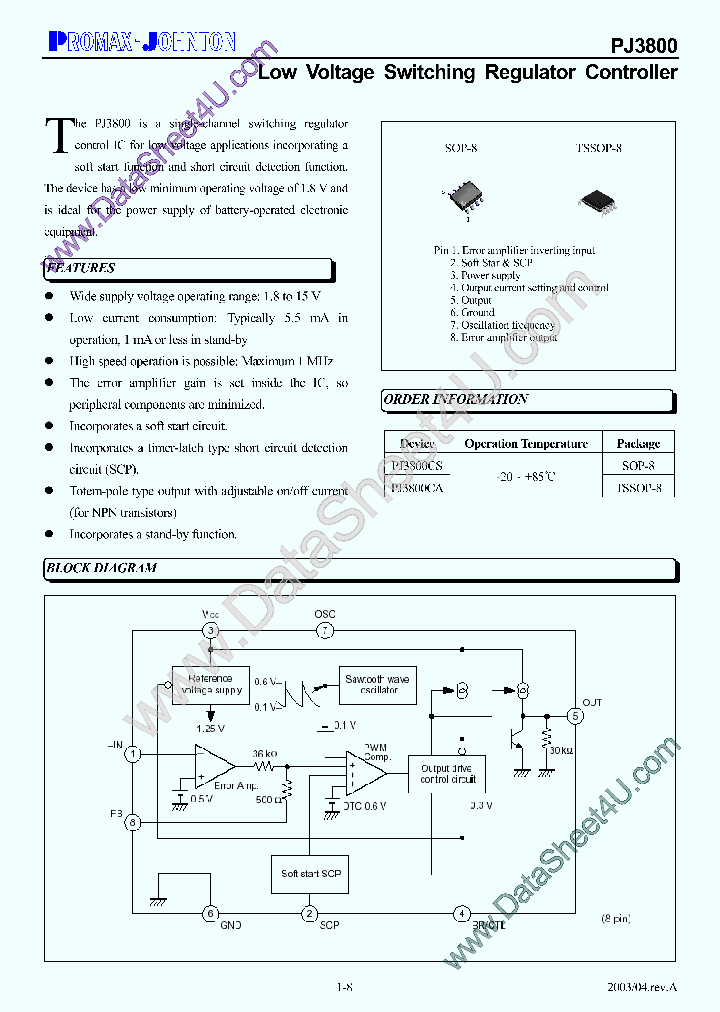 PJ3800_177165.PDF Datasheet