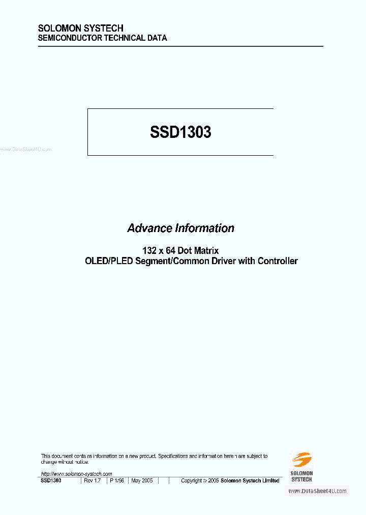 SSD1303_178992.PDF Datasheet