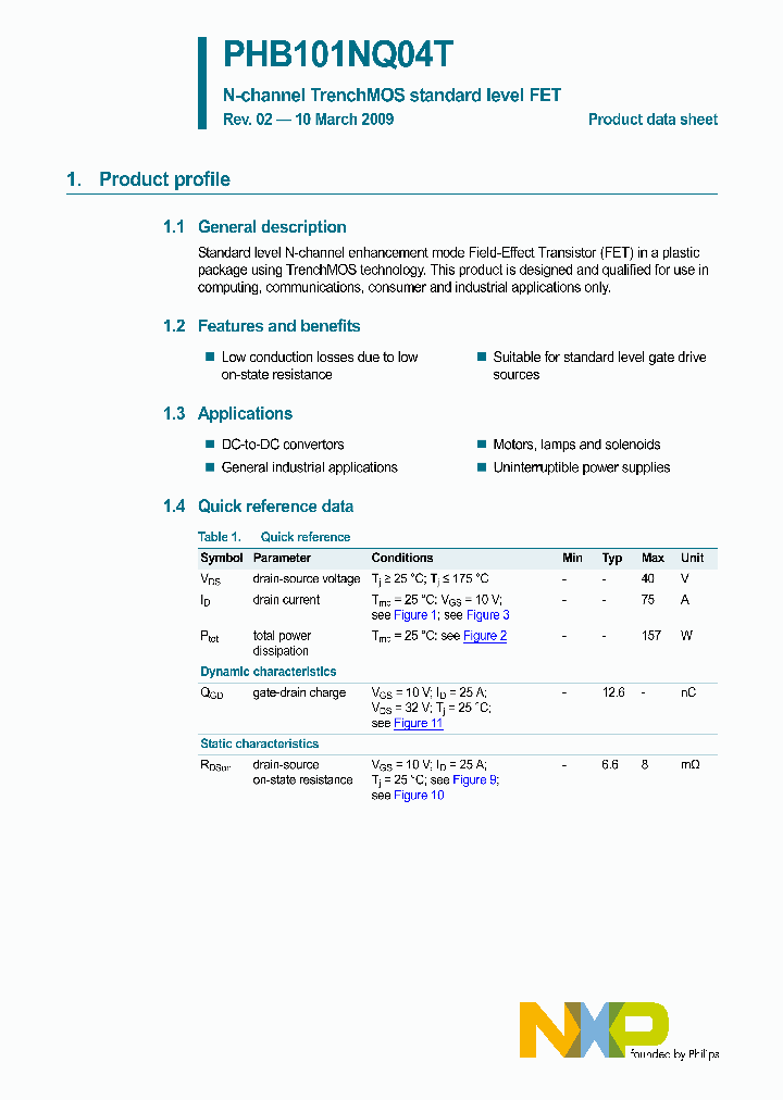 PHB101NQ04T_224787.PDF Datasheet