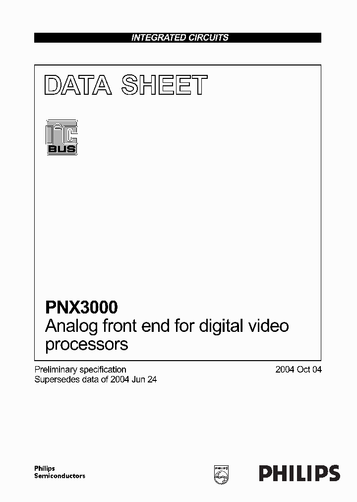 PNX3000HL_229603.PDF Datasheet