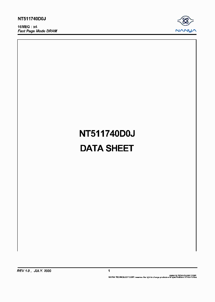 NT511740D0J-6L_248562.PDF Datasheet
