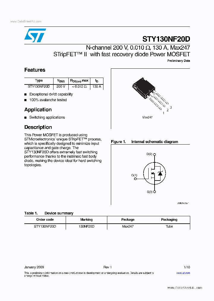 STY130NF20D_185721.PDF Datasheet