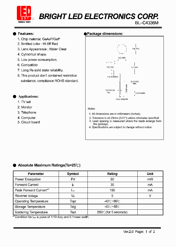 BL-C4336M_303949.PDF Datasheet