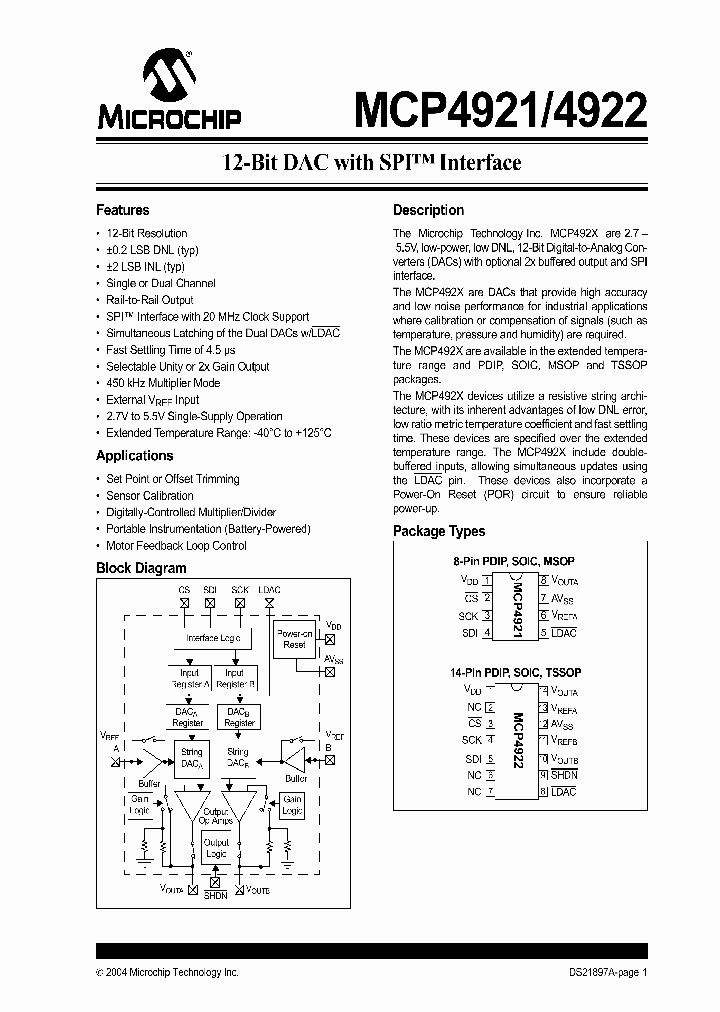 MCP4922-ESL_365019.PDF Datasheet