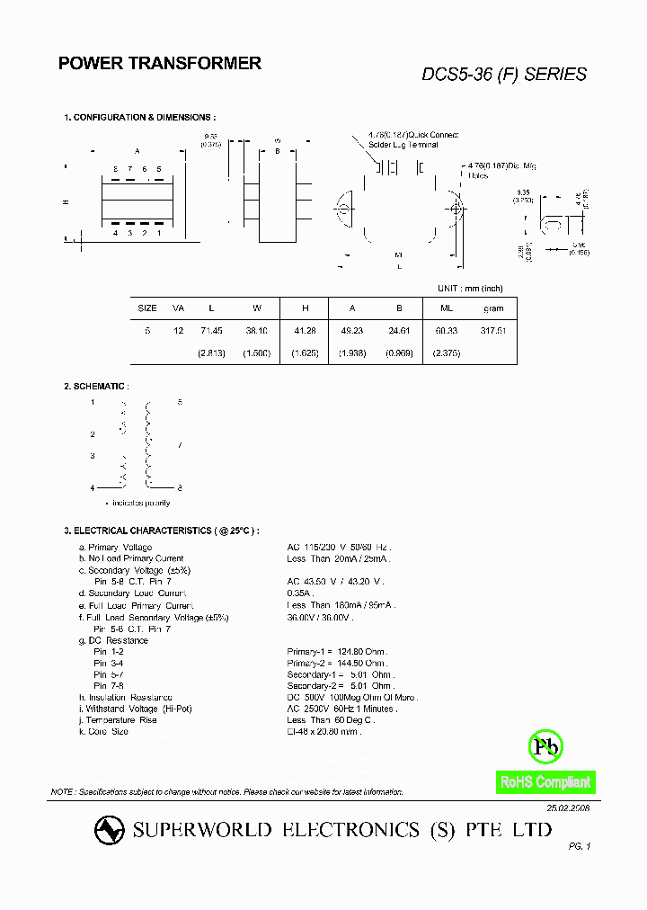 DCS5-36_396430.PDF Datasheet