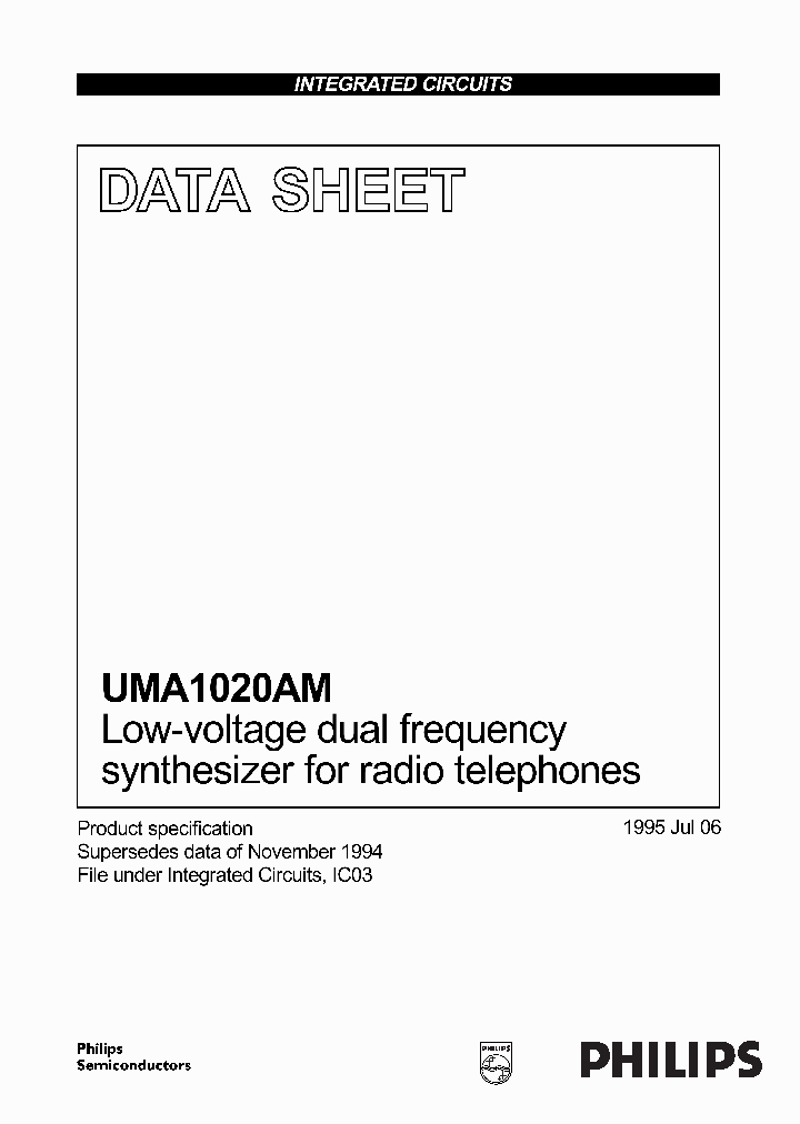 UMA1020_333468.PDF Datasheet