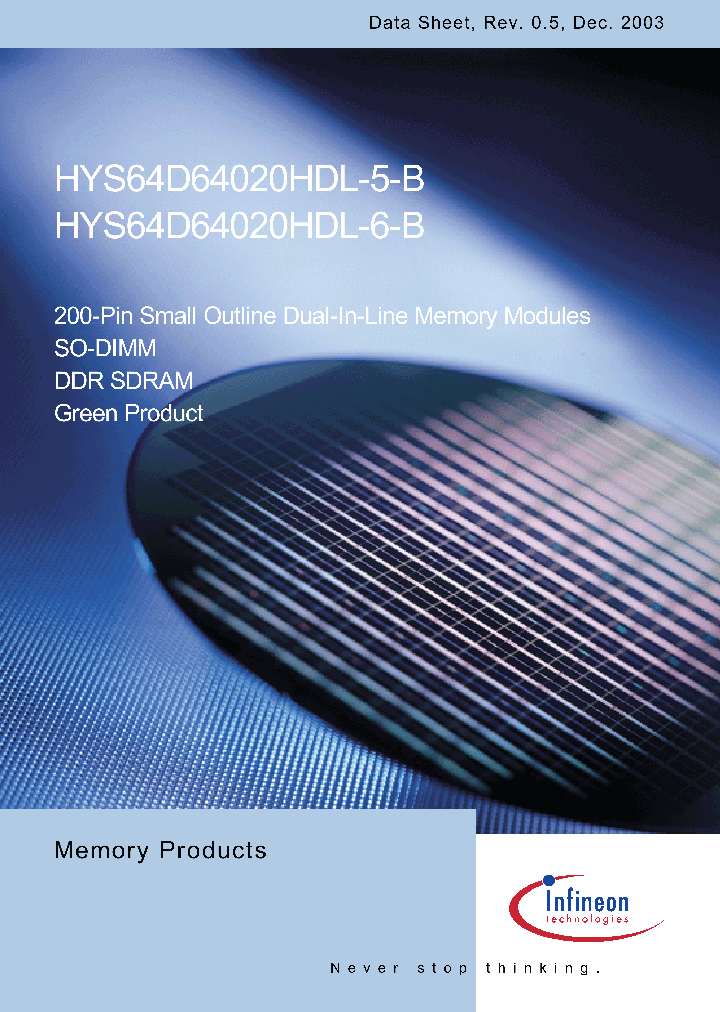 HYS64D64020HDL-5-B_239205.PDF Datasheet