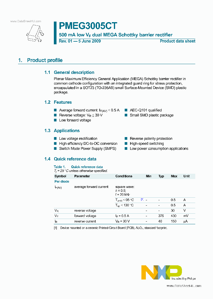 PMEG3005CT_198551.PDF Datasheet