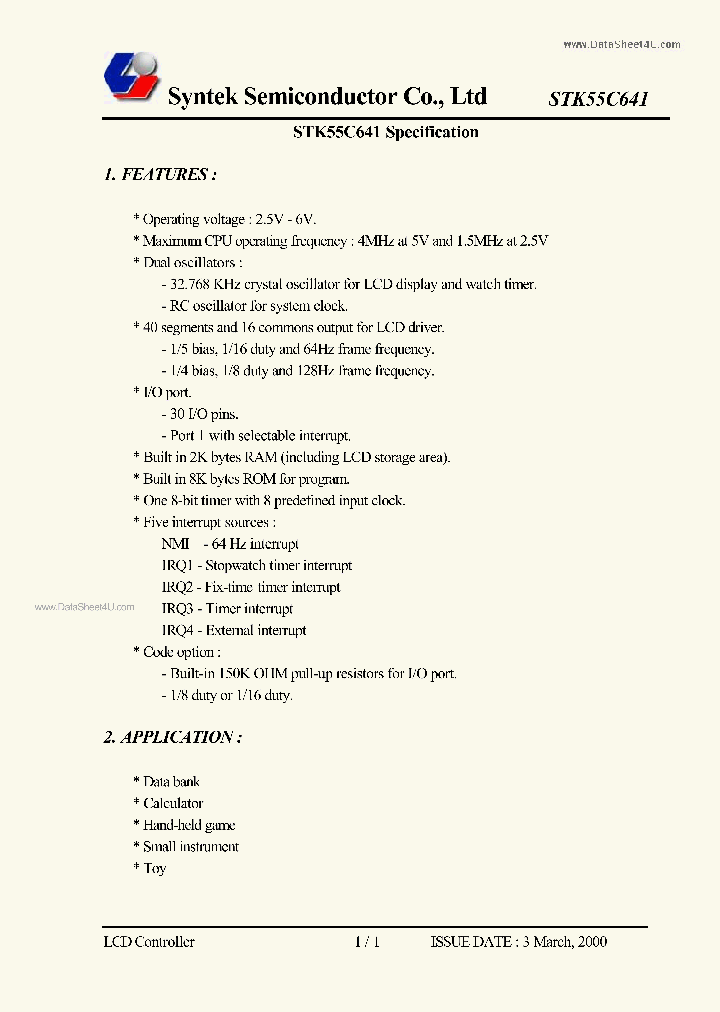 STK55C641_213128.PDF Datasheet