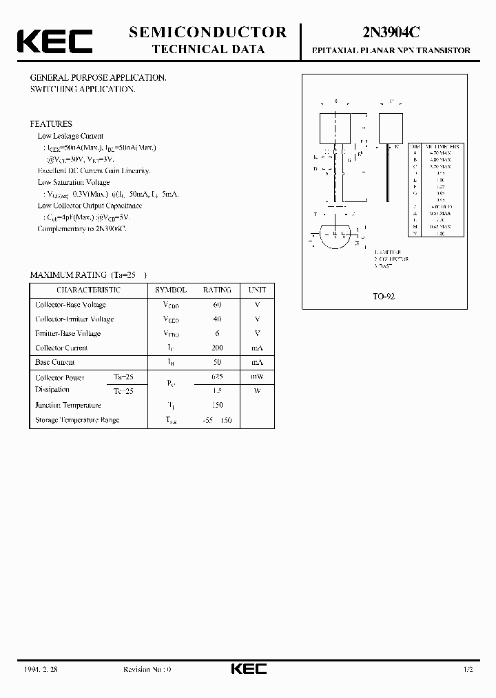 2N3904C_249364.PDF Datasheet