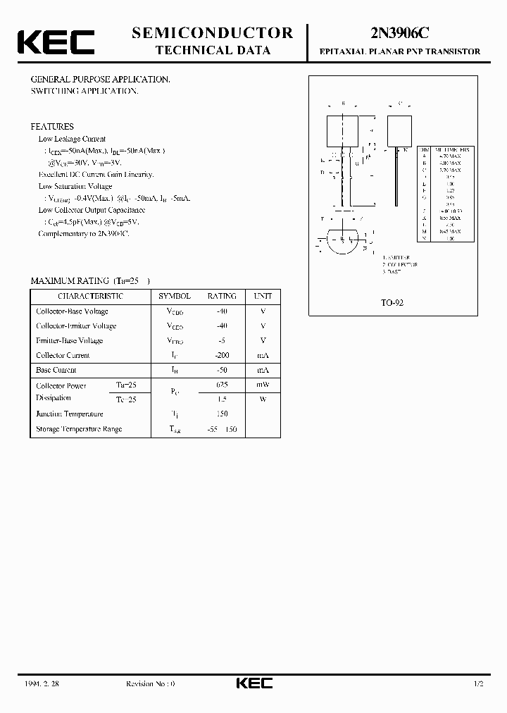 2N3906C_249367.PDF Datasheet