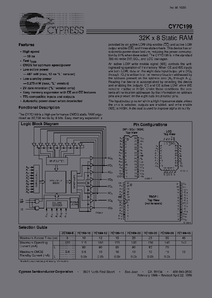 CY7C199-25VC_335690.PDF Datasheet
