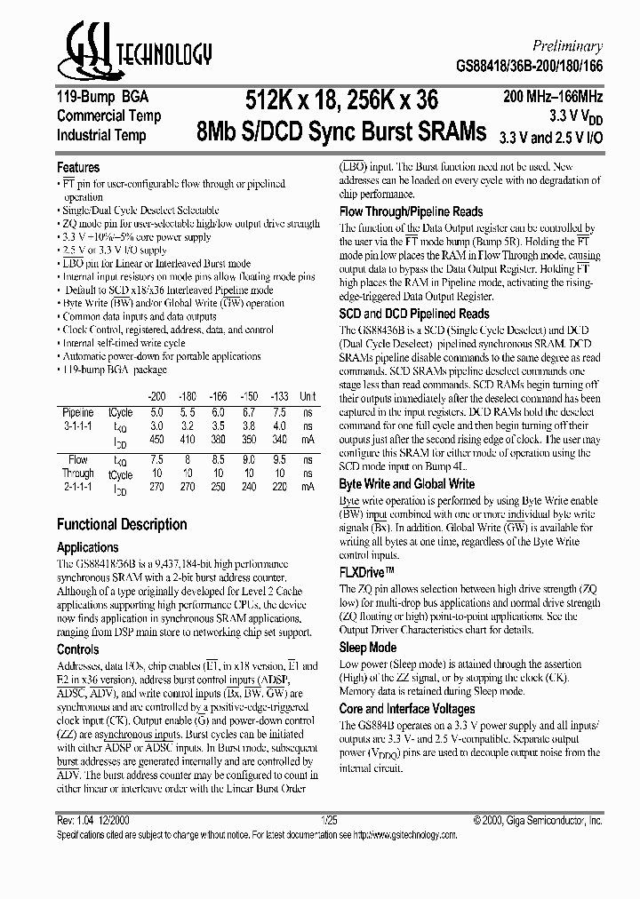 GS88418_339033.PDF Datasheet