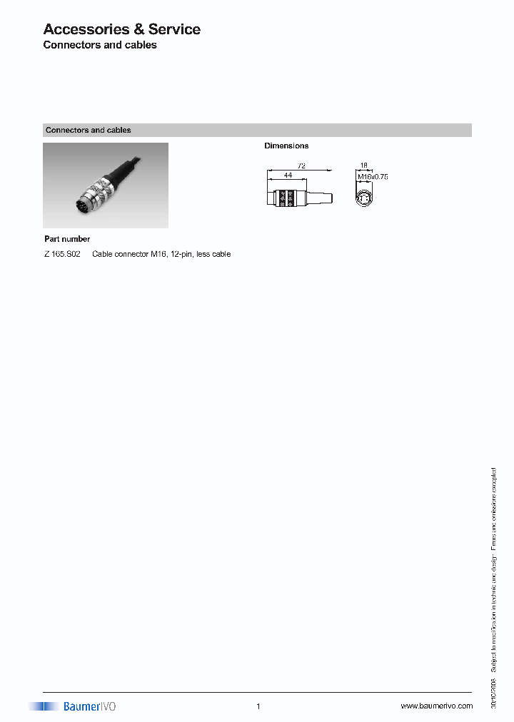 Z165S02_464850.PDF Datasheet